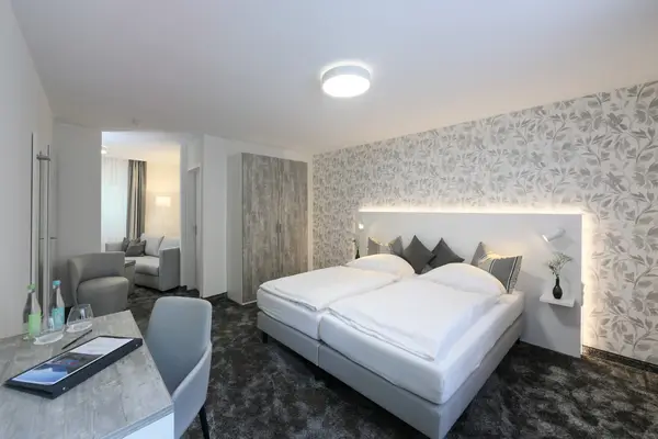 Doppelzimmer im Tannhaus mit Sofaecke